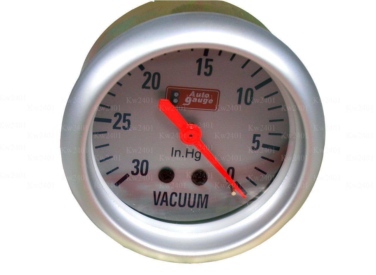 Buy New 2.5" Autogauge Vacuum Meter Face Color Silver in Bangkok